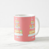 Gelassen ihnen essen Sie Kuchen Kaffeetasse (VorderseiteRechts)