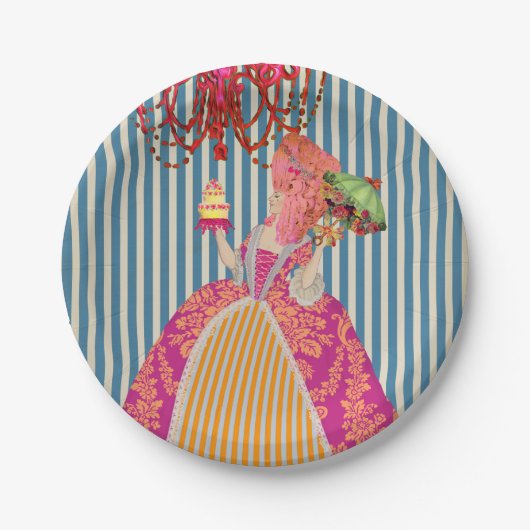 Gelassen ihnen essen Sie Kuchen (mehr Wahlen) - Pappteller (Vorderseite)