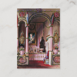 Gelassen ihnen essen Sie Kuchen PAPIER-, Visitenkarte