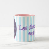 Gelassen ihnen essen Sie Kuchen Zweifarbige Tasse (Mittel)