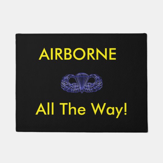 Gelassen ihnen wissen Sie, wem Haus ist, das sie Fußmatte (Vorderseite)