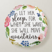 Gelassen ihrem Schlaf für, wenn sie ringsum Kissen (Vorderseite)