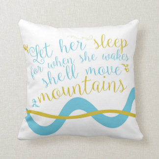 Gelassen ihrem Schlaf-Kissen Kissen