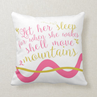 Gelassen ihrem Schlaf-Kissen Kissen