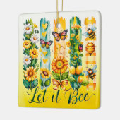 Gelassen Keramikornament (Links)