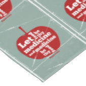 Gelassen Lebensmittel durch Arzneimittel Hippokrat Tischdecke (Schrägansicht)