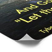 Gelassen Licht Poster (Ecke)