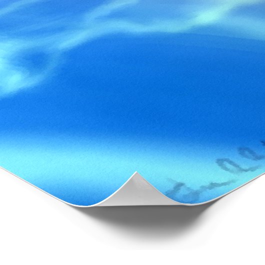 Gelassen Licht Poster (Ecke)