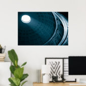 Gelassen Licht Poster (Heimbüro)