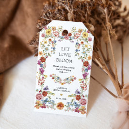 Gelassen Liebe Bloom Boho Garden Blume Brautparty Geschenkanhänger