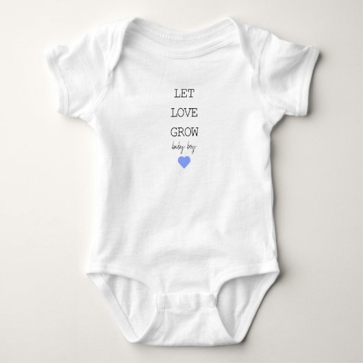 Gelassen Liebe Grow Baby Boy Babywachsen Baby Strampler (Vorderseite)