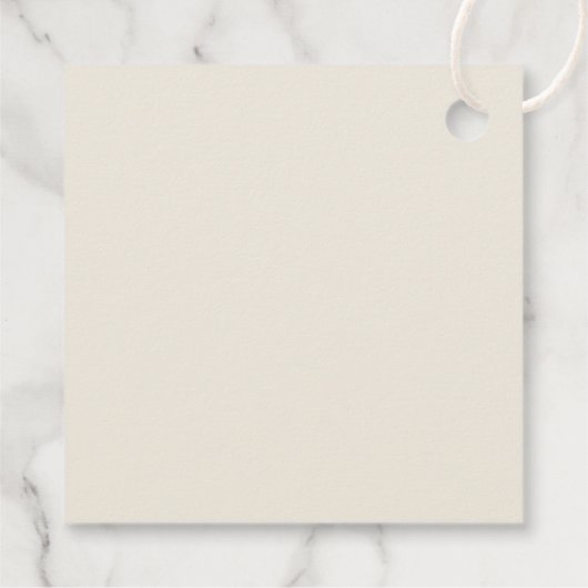 Gelassen Liebe Grow Elegante Kirsche Blossom Braut Geschenkanhänger (Rückseite)