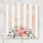 Gelassen Liebe Grow Hand Schrift White Rose Kranz Geschenkanhänger (Rückseite)