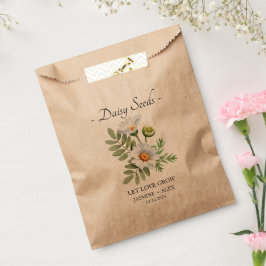 Gelassen Liebe Grow l Daisy Seeds Gastgeschenk Hoc Geschenktütchen