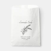 Gelassen Liebe Grow l Lavender Seeds Wedding Geschenktütchen (Vorderseite)