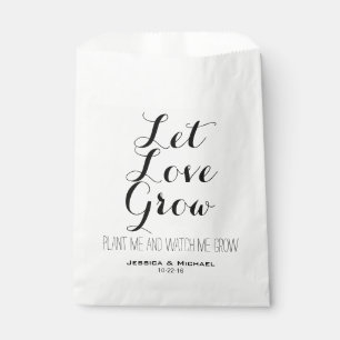 Gelassen Liebe Grow Pflanze Samen Gartenhochzeit Geschenktütchen