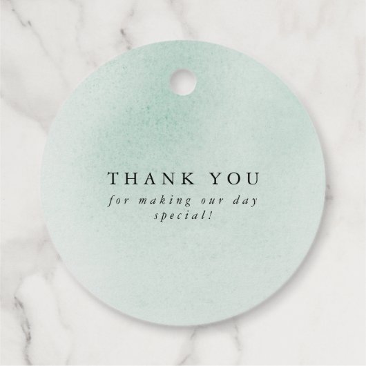 Gelassen Liebe Grow Silver Greenery Elegante Hochz Geschenkanhänger (Rückseite)