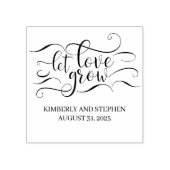 Gelassen Liebe Grow Wedding Gummistempel (Prägung)