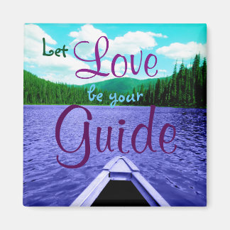 Gelassen Liebe ist Ihr Guide Kanu am See Magnet