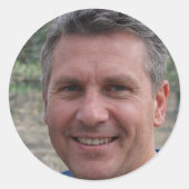 Gelassen Liebe Runder Aufkleber (Vorderseite)