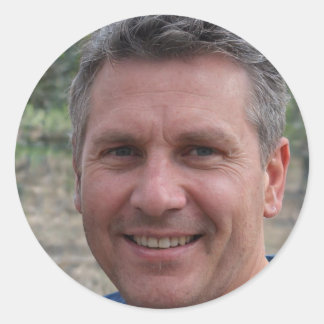 Gelassen Liebe Runder Aufkleber