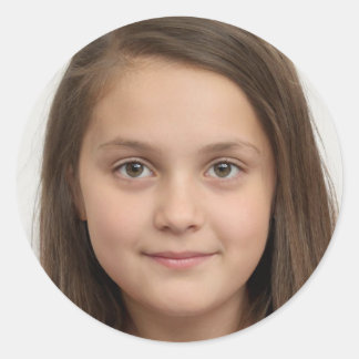 Gelassen Liebe Runder Aufkleber