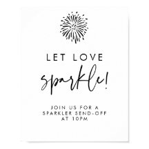 Gelassen Liebe Sparkle Moderne Schwarze Kalligrafi