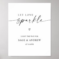 Gelassen Liebe Sparkle Sparkler Hochzeit abschicke