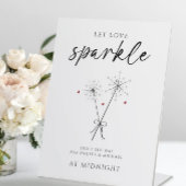 Gelassen Liebe Sparkle - Sparkler Sendoff Lässig H Sockelschild