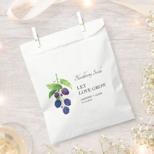 Gelassen Liebe wachsen BlackBerry Seed Gastgesch Geschenktütchen