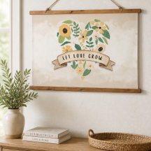 Gelassen Liebe wachsen | Botanisches Herz