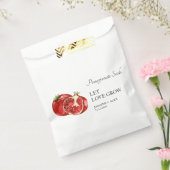 Gelassen Liebe wachsen | Granatäpfel zur Gastgesch Geschenktütchen (Versiegelt)