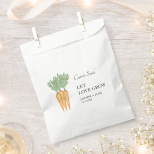 Gelassen Liebe wachsen Karottenwurzel Gastgesche Geschenktütchen