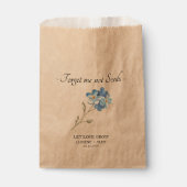 Gelassen Liebe wachsen l Vergessen-nicht-Seeds Hoc Geschenktütchen (Vorderseite)