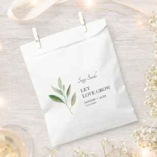 Gelassen Liebe wachsen Sage Seed Gastgeschenk Ho Geschenktütchen
