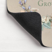Gelassen Liebe wachsen Skript floral Whimsy Hübsch Mousepad (Ecke)
