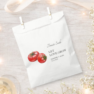 Gelassen Liebe wachsen Tomatensamen-Gastgeschenk Geschenktütchen