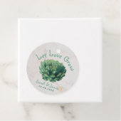 Gelassen Liebe wächst durchsichtige grüne Gastgesc Geschenkanhänger (Beispiel)