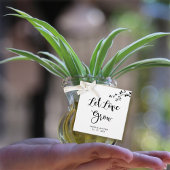 Gelassen Liebe wächst, elegant Moderne Rustikal Geschenkanhänger