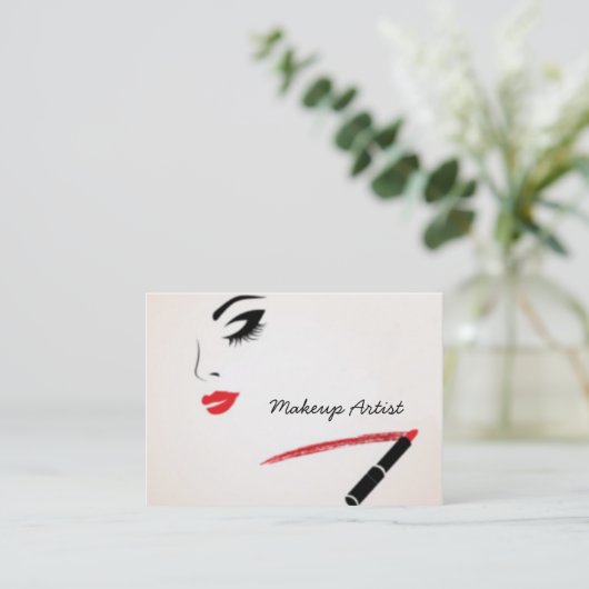 Gelassen mir bilden Sie Sie Visitenkarte (Stehend Vorderseite)