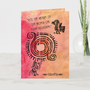 Gelassen mir helfen (Freundschafts-Karte) Karte