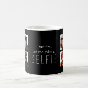 Gelassen mir nehmen Sie ein Selfie Kaffeetasse