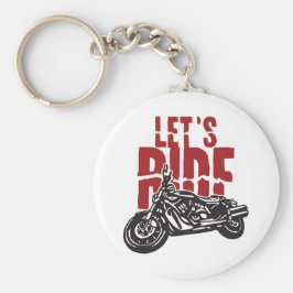 Gelassen Motorraddesign Schlüsselanhänger