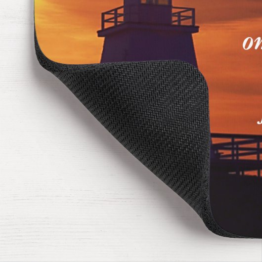 Gelassen nichts stören Sie Sie, nichts erschrecken Mousepad (Ecke)