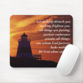 Gelassen nichts stören Sie Sie, nichts erschrecken Mousepad (Mit Mouse)