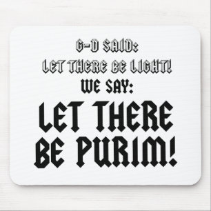 gelassen Purim Mousepad