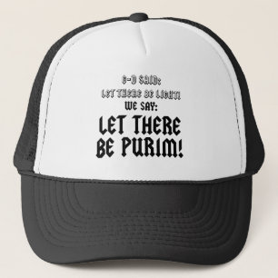 gelassen Purim Truckerkappe