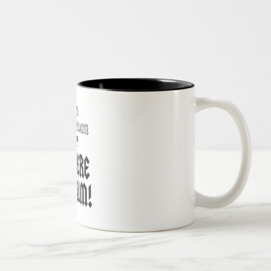 gelassen Purim Zweifarbige Tasse (Rechts)