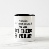 gelassen Purim Zweifarbige Tasse (Mittel)