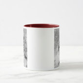 Gelassen Schnee Kitty-Katze Tasse (Zentrum)